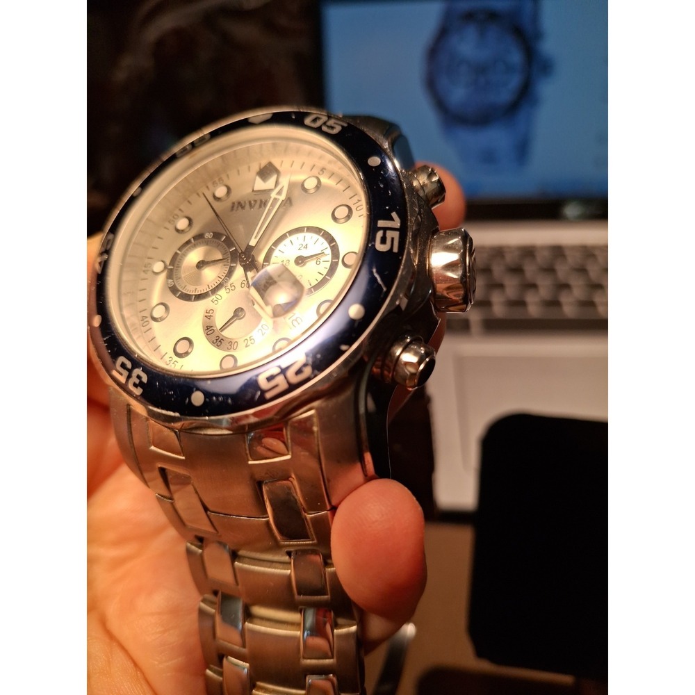 Invicta Mens Stainless Steel Watch. Pro Diver SCUBA Model 80058. SEE DESCRIPTION - Picture 12 of 16